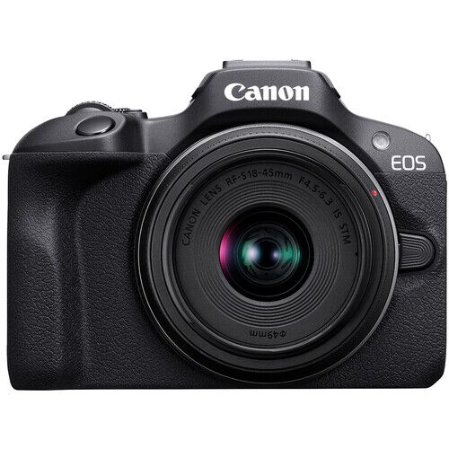 Canon EOS R100 Mirrorless Camera with 18-45mm Lens - Image 1