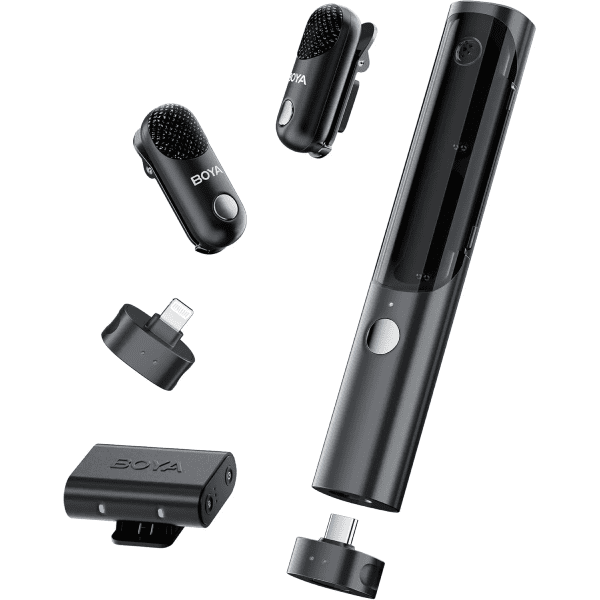 BOYA Magic Transformable Al-Powered Mini Wireless Microphone 02 With 3 Year Warranty