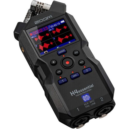 zoom_h4essential_32_bit_float_1706172346_1805575 Zoom H4essential 4-Track 32-Bit Float Portable Audio Recorder - Image 1