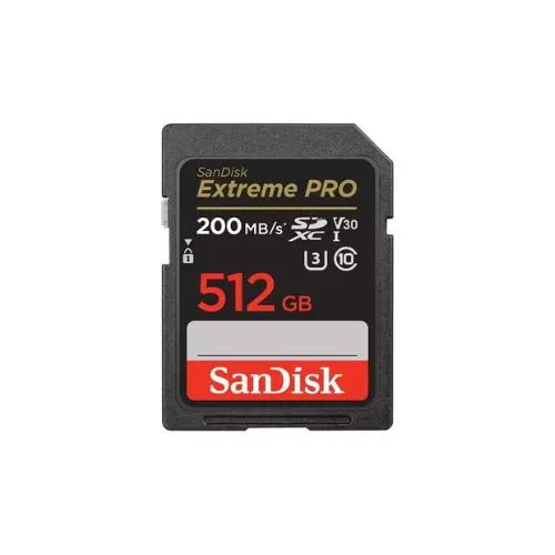 SanDisk 512GB Extreme Pro UHS-I 200MB/s SD Card