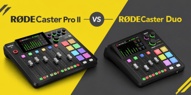 RØDECaster Pro II vs RØDECaster Duo audio mixer comparison