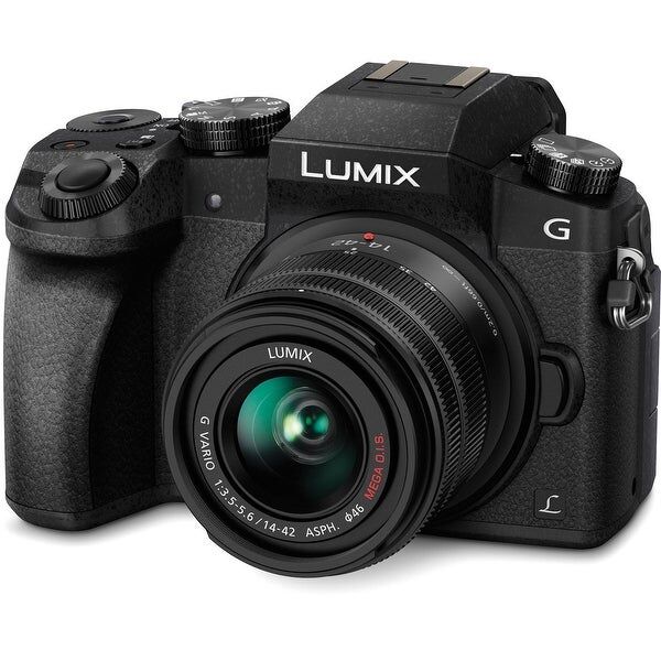 Panasonic Lumix DMC-G7 Mirrorless Micro Four Thirds Digital Camera with 14-42mm Lens (Black) - Image 1