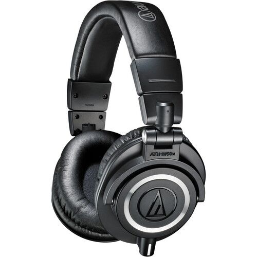 Audio-Technica ATH-M50x Closed-Back Monitor Headphones (Black) - Image 1