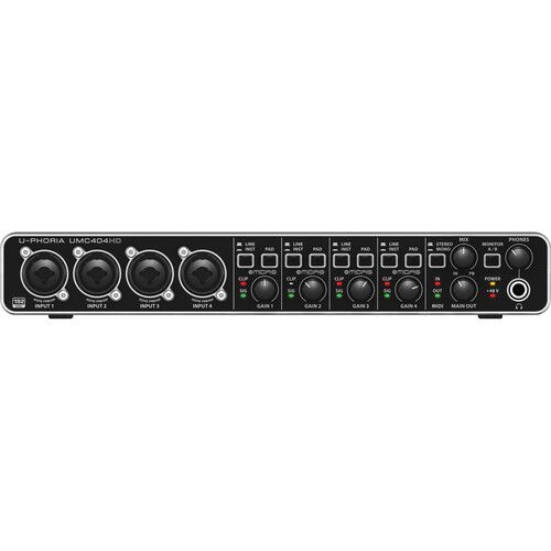 Behringer U-PHORIA UMC404HD USB 2.0 Audio/MIDI Interface - Image 1