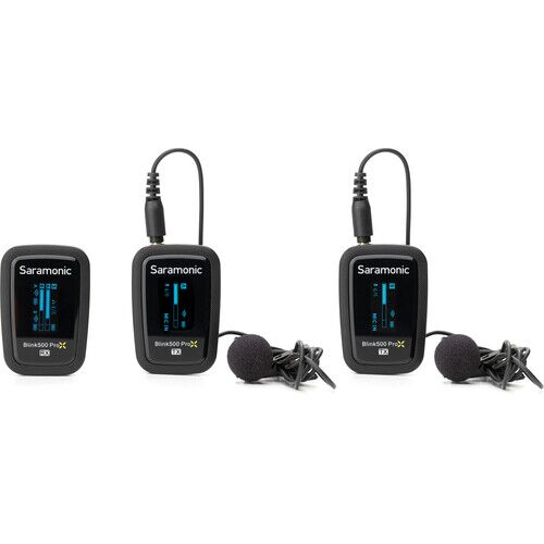 1664652934_1729076.jpg Saramonic Blink 500 ProX B2 2-Person Digital Camera-Mount Wireless Omni Lavalier Microphone System - Image 1
