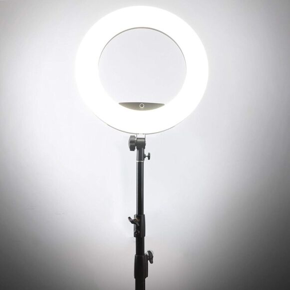 Yidoblo 18" 96W 480 SMD LED Ring Light Dimmable 3200K-5500K Bi-Color - Image 1