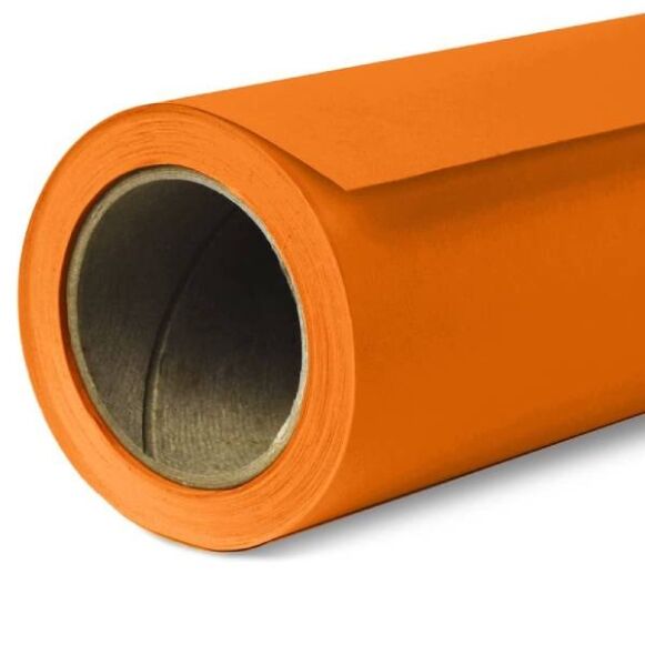 SAVAGE #24 Orange 2.18 X 11M SEAMLESS BACKGROUND PAPER ROLL SAVAGE #24 Orange 2.18 X 11M SEAMLESS BACKGROUND PAPER ROLL - Image 1
