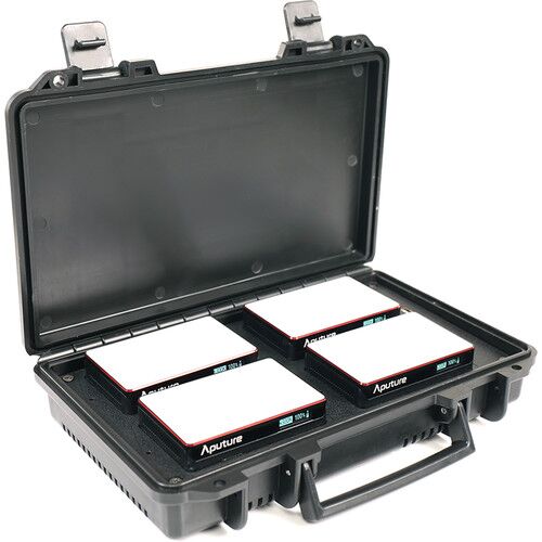 Aputure MC 4-Light Travel Kit with Charging Case - Image 1