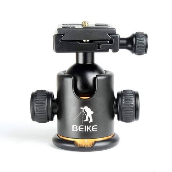 BEIKE BK-03 Camera Tripod Ball Head Ballhead with Plate - Image 1