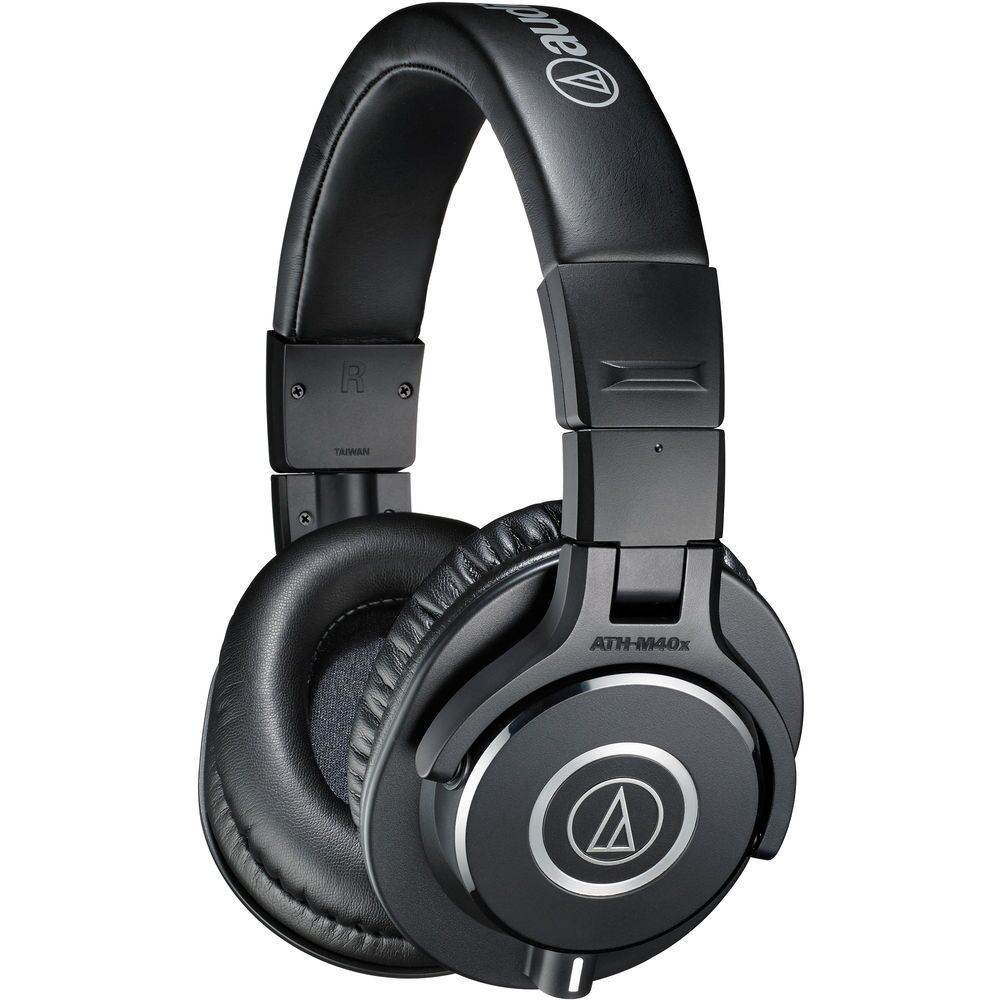 Audio-Technica ATH-M40x Closed-Back Monitor Headphones (Black) - Image 1