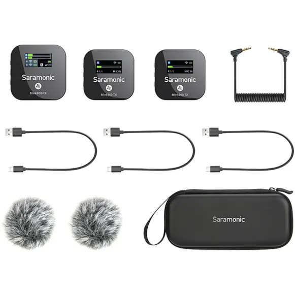 Saramonic Blink900 B2S  dual-channel 2.4GHz wireless microphone system - Image 1