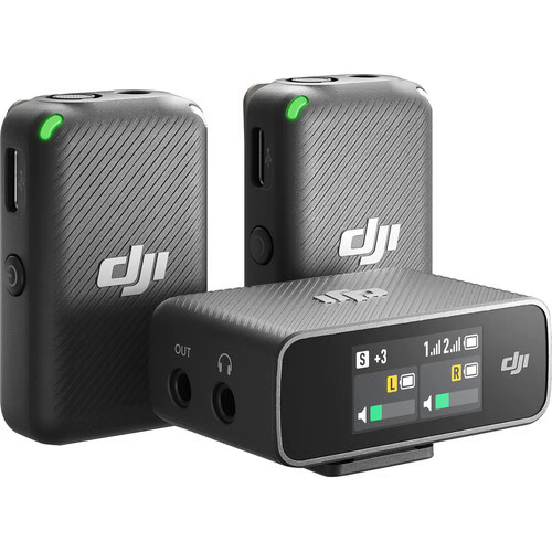 DJI Mic 2-Person Compact Digital Wireless Microphone System/Recorder for Camera & Smartphone (2.4 GHz) - Image 1