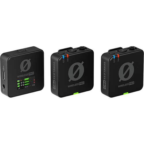 RODE Wireless PRO 2-Person Clip-On Wireless Microphone System/Recorder with Lavaliers (2.4 GHz) - Image 1