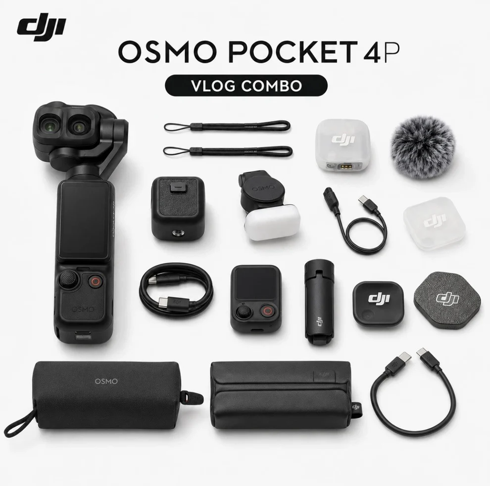 DJI Osmo Pocket 4P Vlog Combo