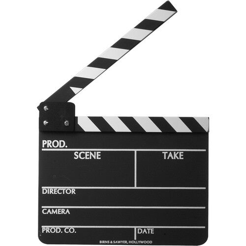 Magnetic Acrylic Clapper Board Slate (Black) - Image 1