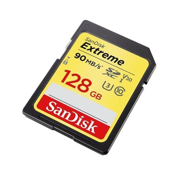 sdsdxvf-128g_02_10.jpg Sandisk SDHC 128GB Extreme 90MB/s Memory Card - Image 1