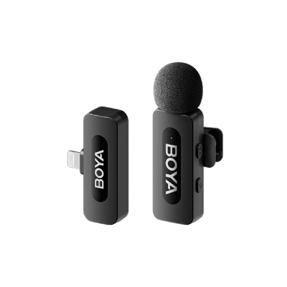 BOYA BY-V1 Ultracompact 2.4GHz Next-Gen Wireless Microphone For IOS Devices With 3 Year Warranty BOYA BY-V1 Ultracompact 2.4GHz Next-Gen Wireless Microphone For IOS Devices With 3 Year Warranty