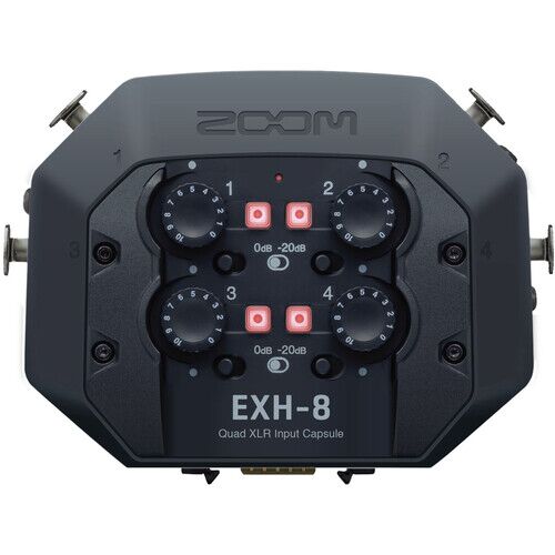 Zoom EXH-8 Quad XLR Input Capsule for H8 Recorder - Image 1