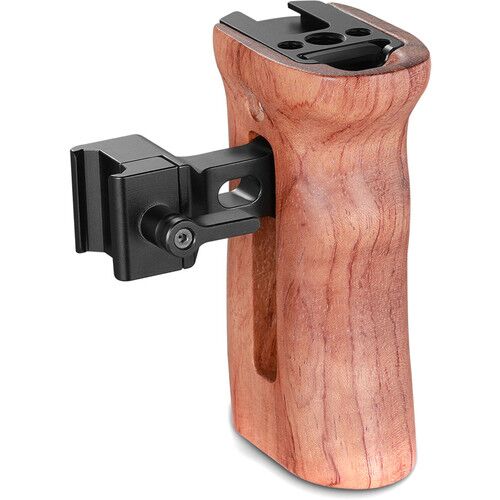 1565022043_1496625.jpg SmallRig Wooden Side Handle with NATO Clamp - Image 1
