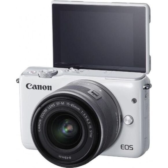 Canon-EOS-M10-Mirrorless-Digital-Camera.jpeg Canon EOS M10 Mirrorless Digital Camera with 15-45mm Lens - Image 1