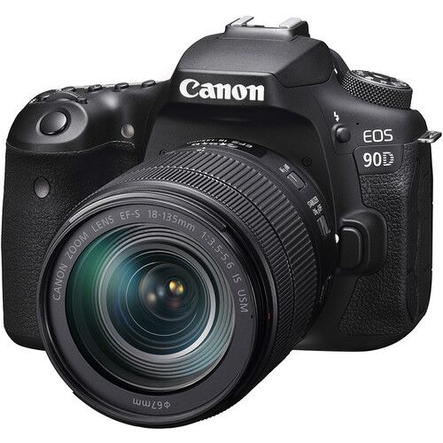 Canon EOS 90D DSLR Camera with 18-135mm Lens - Image 1