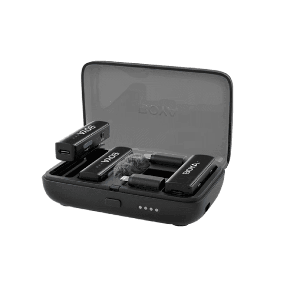 BOYALINK 2 Upgraded 3-in-1 Compact Wireless Microphone with 3 Year Warranty