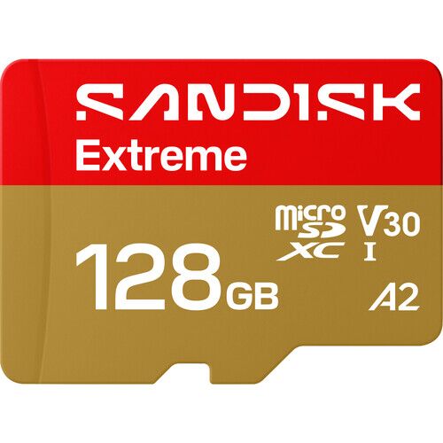 SanDisk Extreme PRO 128GB 200MB/s UHS-I microSDXC Memory Card SanDisk Extreme PRO 128GB 200MB/s UHS-I microSDXC Memory Card